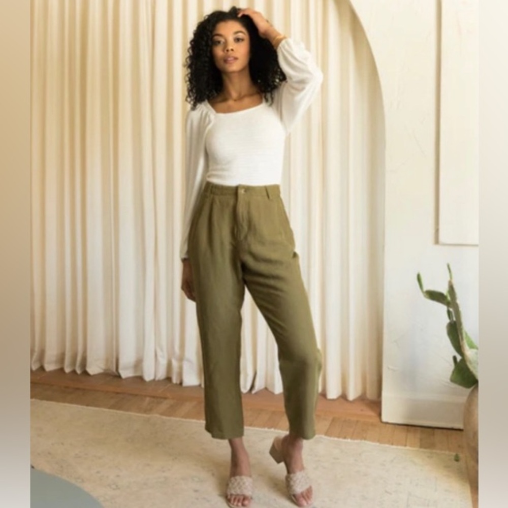 Able Olive Green Women's Pants